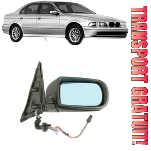 Oglinda Dreapta BMW Seria 5 (E39) din 1995 - 2003, Auto, Reglaj electric, Completa