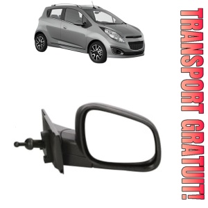 Oglinda Dreapta CHEVROLET SPARK (M300) din 2009 - 2016, Auto, Reglaj mecanic, Completa