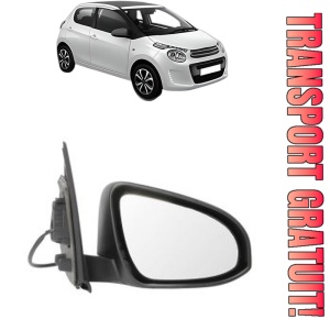 Oglinda Dreapta CITROEN C1 II (PA_, PS_) din 2014 - 2021, Auto, Reglaj electric, Completa