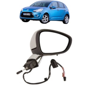 Oglinda Dreapta CITROEN C3 II Hatchback Van (SC_) din 2010 - 2016, Auto, Reglaj electric, Completa - Img 2