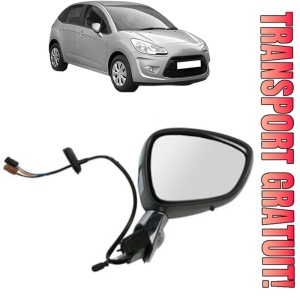 Oglinda Dreapta CITROEN C3 II (SC_) din 2009 - 2016, Auto, Reglaj electric, Completa