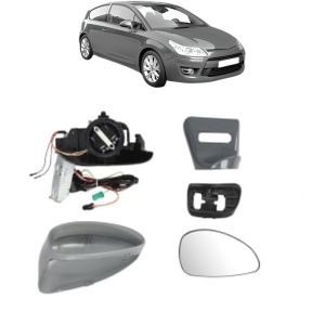 Oglinda Dreapta CITROEN C4 Coupe (LA_) din 2004 - 2011, Auto, Reglaj electric, Completa - Img 2