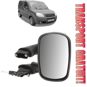 Oglinda Dreapta FIAT DOBLO MPV (119_, 223_) din 2001 - 2005, Auto, Reglaj mecanic, Completa