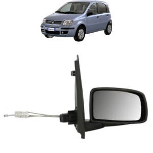 Oglinda Dreapta FIAT PANDA (169_) din 2003 - 2013, Auto, Reglaj mecanic, Completa - Img 2