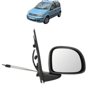 Oglinda Dreapta FIAT PANDA Hatchback Van (169_) din 2004 - 2011, Auto, Reglaj mecanic, Completa - Img 2