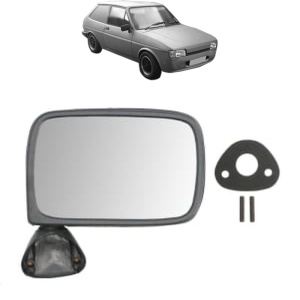 Oglinda Dreapta FORD FIESTA Hatchback Van (FVD) din 1983 - 1995, Auto, Reglaj manual, Completa - Img 2