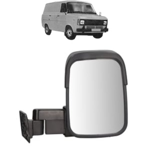 Oglinda Dreapta FORD TRANSIT Van (T_ _) din 1985 - 1992, Auto, Reglaj manual, Completa - Img 2