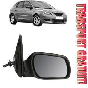 Oglinda Dreapta MAZDA 3 (BK) din 2003 - 2009, Auto, Reglaj mecanic, Completa