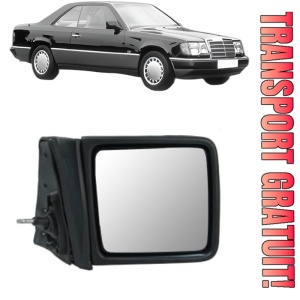 Oglinda Dreapta MERCEDES-BENZ 124 Coupe (C124) din 1987 - 1993, Auto, Reglaj mecanic, Completa