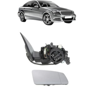 Oglinda Dreapta MERCEDES-BENZ C-CLASS Coupe (C204) din 2011 - 2013, Auto, Reglaj electric, Completa - Img 2