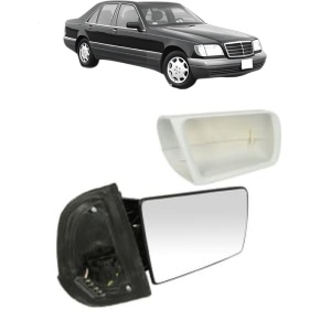 Oglinda Dreapta MERCEDES-BENZ S-CLASS (W140) din 1991 - 1998, Auto, Reglaj electric, Completa - Img 2