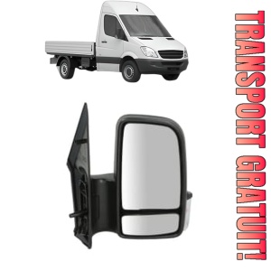 Oglinda Dreapta MERCEDES-BENZ SPRINTER 3,5-t Platform/Chassis (B906) din 2006 - 2018, Auto, Reglaj manual, Completa
