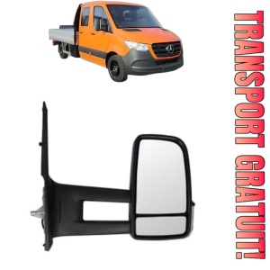 Oglinda Dreapta MERCEDES-BENZ SPRINTER 3,5-t Platform/Chassis (B907, B910) din 2018 - 2024, Auto, Reglaj manual, Completa