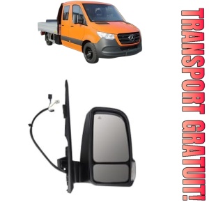 Oglinda Dreapta MERCEDES-BENZ SPRINTER 3,5-t Platform/Chassis (B907, B910) din 2018 - 2024, Auto, Reglaj electric, Completa