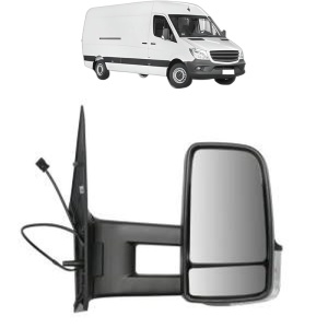 Oglinda Dreapta MERCEDES-BENZ SPRINTER 3-t Van (B906) din 2006 - 2018, Auto, Reglaj manual, Completa - Img 2