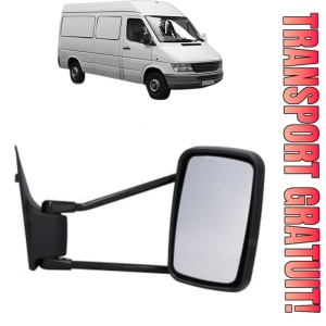 Oglinda Dreapta MERCEDES-BENZ SPRINTER 4-t Van (B904) din 1995 - 2006, Auto, Reglaj manual, Completa
