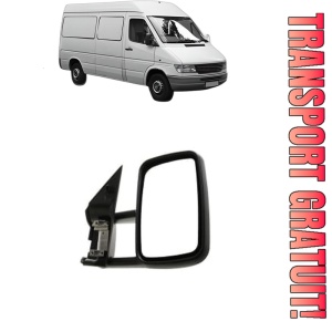Oglinda Dreapta MERCEDES-BENZ SPRINTER 4-t Van (B904) din 1995 - 2006, Auto, Reglaj manual, Completa