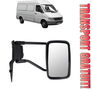 Oglinda Dreapta MERCEDES-BENZ SPRINTER 4-t Van (B904) din 1995 - 2006, Auto, Reglaj manual, Completa