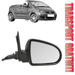 Oglinda Dreapta MITSUBISHI COLT CZC VI Convertible (RG) din 2006 - 2009, Auto, Reglaj mecanic, Completa