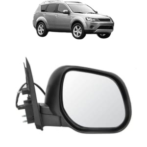 Oglinda Dreapta MITSUBISHI OUTLANDER II (CW_W) din 2006 - 2012, Auto, Reglaj electric, Completa - Img 2