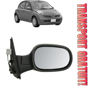 Oglinda Dreapta NISSAN MICRA III (K12) din 2002 - 2010, Auto, Reglaj electric, Completa