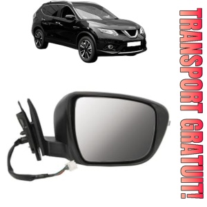 Oglinda Dreapta NISSAN X-TRAIL III (T32_, T32R, T32RR) din 2014 - 2021, Auto, Reglaj electric, Completa