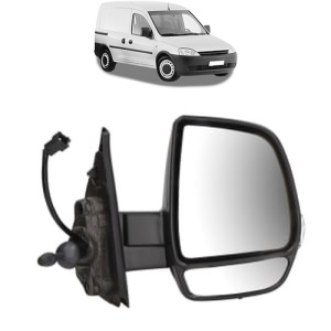 Oglinda Dreapta OPEL COMBO Box Body/MPV din 2001 - 2012, Auto, Reglaj mecanic, Completa - Img 2