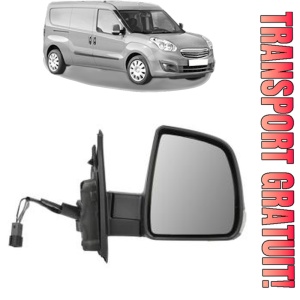 Oglinda Dreapta OPEL COMBO Box Body/MPV (X12) din 2012 - 2016, Auto, Reglaj mecanic, Completa