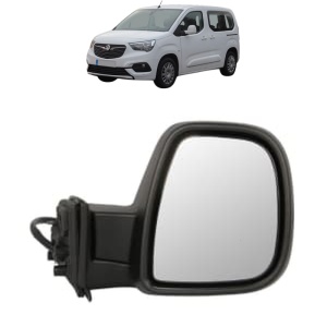 Oglinda Dreapta OPEL COMBO E Tour / Life (K9) din 2018 - 2019, Auto, Reglaj electric, Completa - Img 2