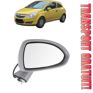 Oglinda Dreapta OPEL CORSA D Hatchback Van (S07) din 2006 - 2014, Auto, Reglaj electric, Completa