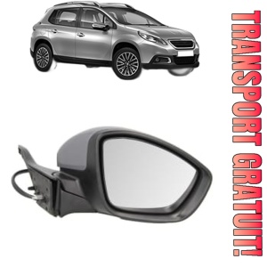 Oglinda Dreapta PEUGEOT 2008 I (CU_) din 2013 - 2019, Auto, Reglaj electric, Completa