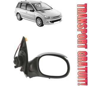 Oglinda Dreapta PEUGEOT 206 SW (2E/K) din 2002 - 2008, Auto, Reglaj electric, Completa