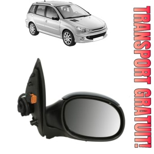 Oglinda Dreapta PEUGEOT 206 SW (2E/K) din 2002 - 2008, Auto, Reglaj electric, Completa
