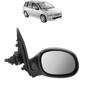 Oglinda Dreapta PEUGEOT 206 SW (2E/K) din 2002 - 2008, Auto, Reglaj mecanic, Completa - Img 2