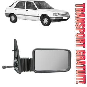 Oglinda Dreapta PEUGEOT 309 II (3C, 3A) din 1989 - 1993, Auto, Reglaj mecanic, Completa