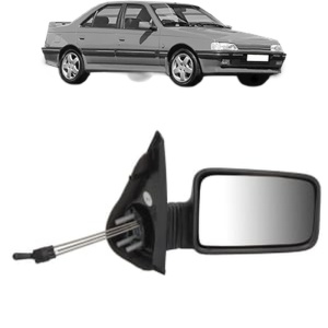 Oglinda Dreapta PEUGEOT 405 I (15B) din 1987 - 1992, Auto, Reglaj mecanic, Completa - Img 2