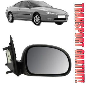 Oglinda Dreapta PEUGEOT 406 Coupe (8C) din 1997 - 2004, Auto, Reglaj electric, Completa