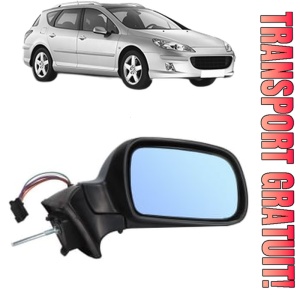 Oglinda Dreapta PEUGEOT 407 SW (6E_, 6D_) din 2004 - 2010, Auto, Reglaj electric, Completa