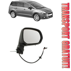 Oglinda Dreapta PEUGEOT 5008 (0U_, 0E_) din 2009 - 2017, Auto, Reglaj electric, Completa
