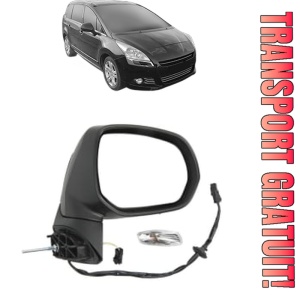 Oglinda Dreapta PEUGEOT 5008 I Van (0U_) din 2009 - 2017, Auto, Reglaj electric, Completa