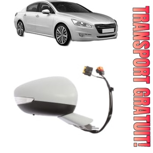 Oglinda Dreapta PEUGEOT 508 I (8D_) din 2010 - 2018, Auto, Reglaj electric, Completa