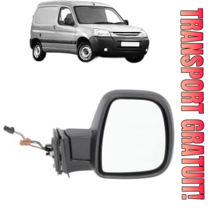 Oglinda Dreapta PEUGEOT PARTNER Box Body/MPV din 2008 - 2016, Auto, Reglaj electric, Completa