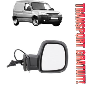 Oglinda Dreapta PEUGEOT PARTNER Box Body/MPV din 2008 - 2016, Auto, Reglaj mecanic, Completa