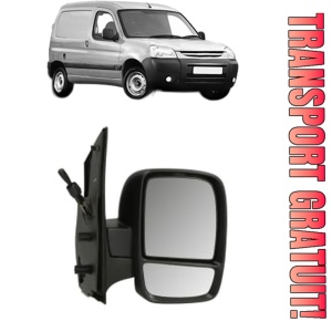 Oglinda Dreapta PEUGEOT PARTNER Box Body/MPV din 2008 - 2016, Auto, Reglaj mecanic, Completa