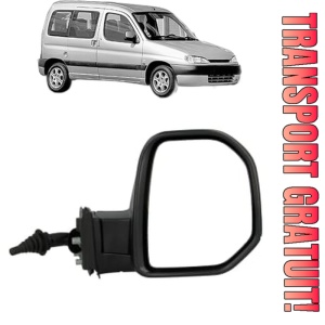 Oglinda Dreapta PEUGEOT PARTNER MPV (5_, G_) din 1996 - 2015, Auto, Reglaj mecanic, Completa
