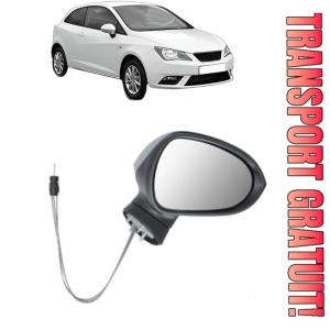 Oglinda Dreapta SEAT IBIZA IV SC (6J1, 6P5) din 2008 - 2016, Auto, Reglaj mecanic, Completa