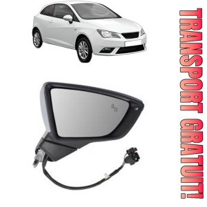 Oglinda Dreapta SEAT IBIZA IV SC (6J1, 6P5) din 2008 - 2016, Auto, Reglaj electric, Completa
