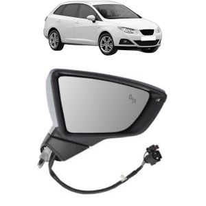 Oglinda Dreapta SEAT IBIZA IV ST (6J8, 6P8) din 2010 - 2016, Auto, Reglaj electric, Completa - Img 2