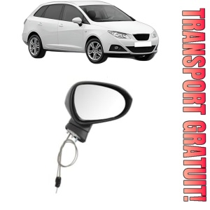 Oglinda Dreapta SEAT IBIZA IV ST (6J8, 6P8) din 2010 - 2016, Auto, Reglaj mecanic, Completa