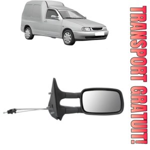 Oglinda Dreapta SEAT INCA (6K9) din 1995 - 2003, Auto, Reglaj mecanic, Completa